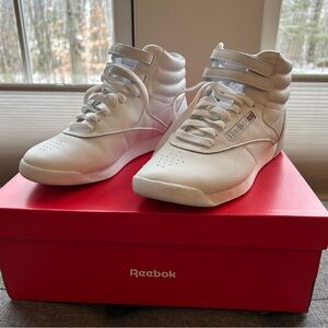 Reebok White High-Top Sneakers